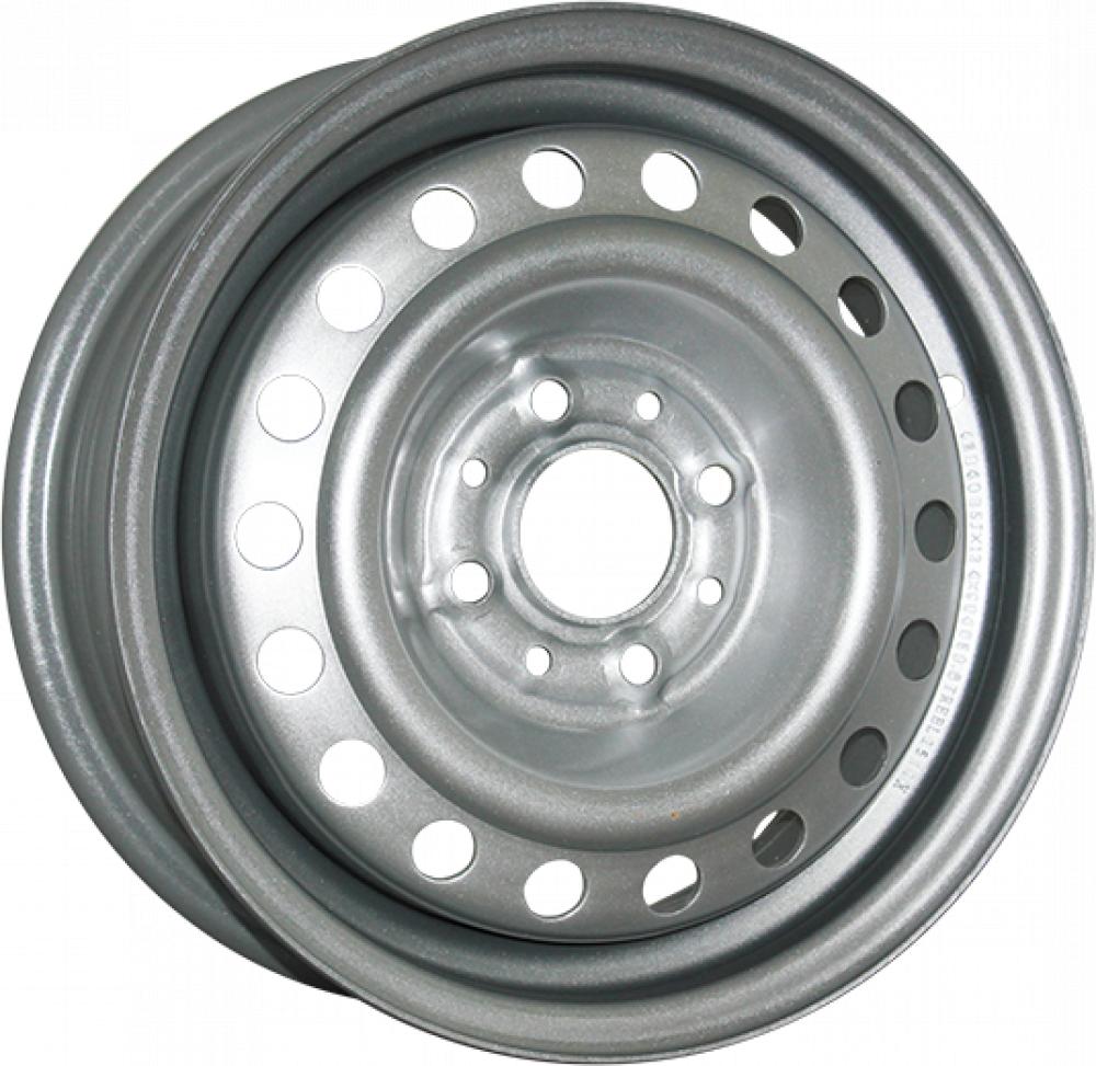 диски Trebl 52A45D 5.5x13 4*100 ET45 DIA57.1 Silver Штампованный