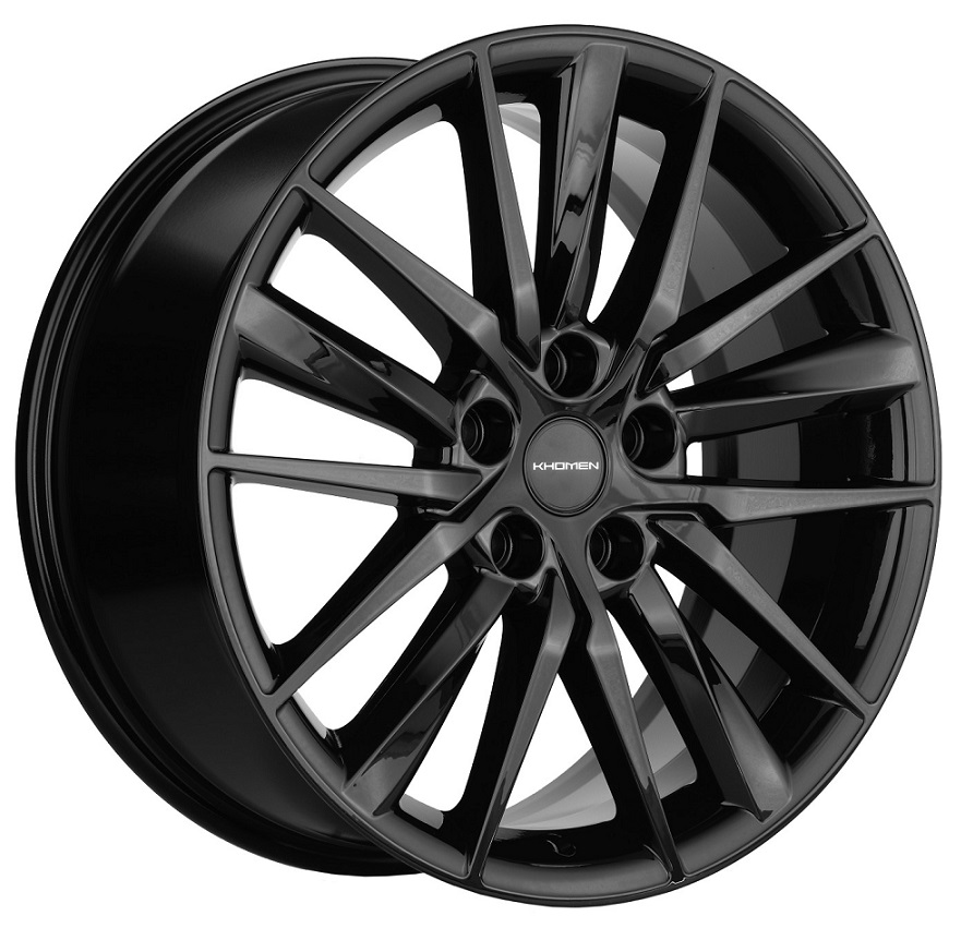 диски Диск литой Khomen Wheels KHW-1807 (Camry) Black 8j-18" 5*114.3 et50 dia60.1