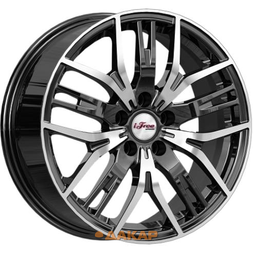 диски iFree Аскет 7x17 5*108 ET33 DIA60.1 Блэк Джек Литой