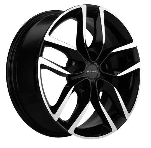 диски Khomen KHW 1708 6.5x17 5*108 ET33 DIA60.1 Black-FP Литой