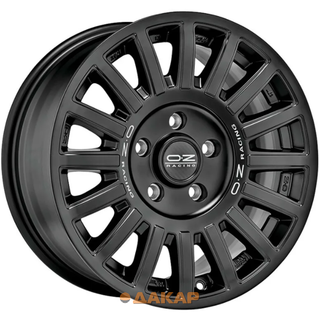 диски OZ Rally Raid 8.5x18 5*127 ET0 DIA71.6 Matt Black Silver Lettering Литой