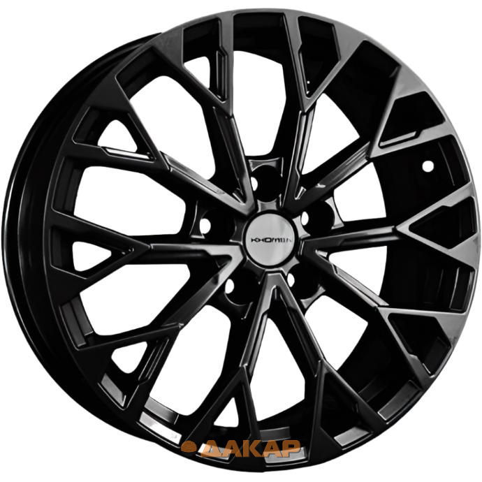 диски Khomen KHW 1718 7x17 5*114.3 ET40 DIA66.1 Black Литой