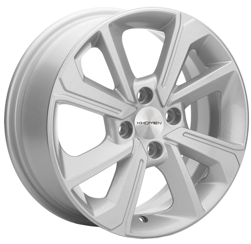 диски Khomen KHW 1501 6x15 4*100 ET46 DIA54.1 F-Silver Литой