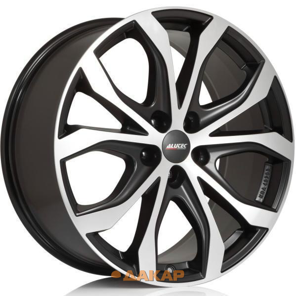 диски Alutec W10X 8x18 5*108 ET45 DIA70.1 Racing black front polished Литой