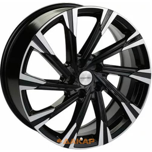 диски Khomen KHW 1901 7.5x19 5*108 ET33 DIA60.1 Black-FP Литой