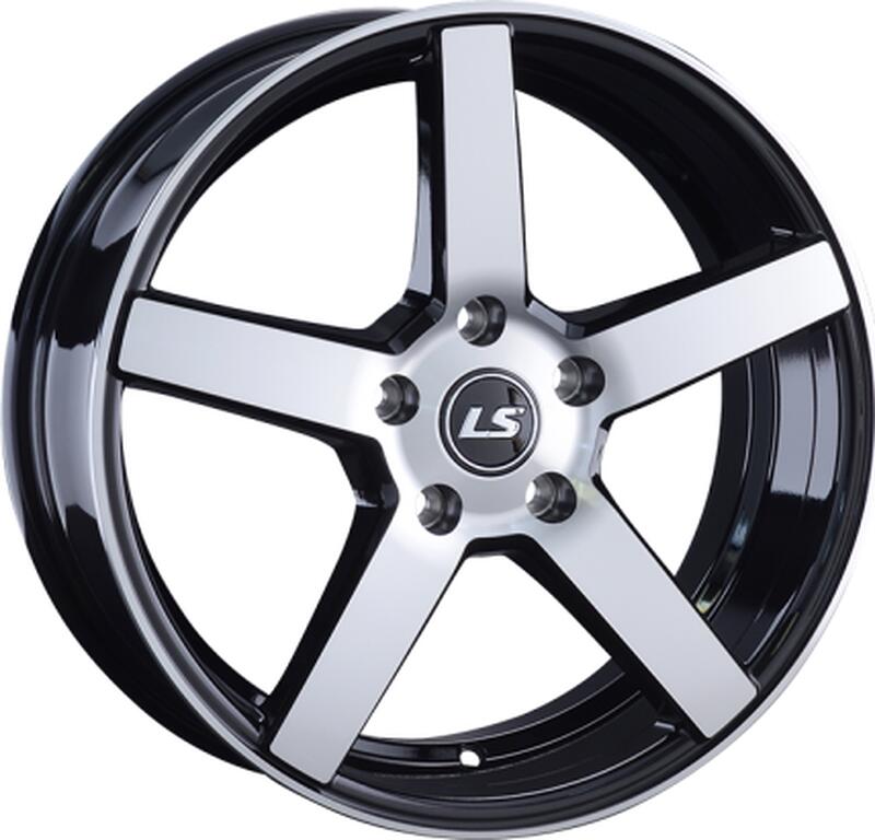 диски LS 1014 7x17 5*114.3 ET40 DIA67.1 BKF Литой