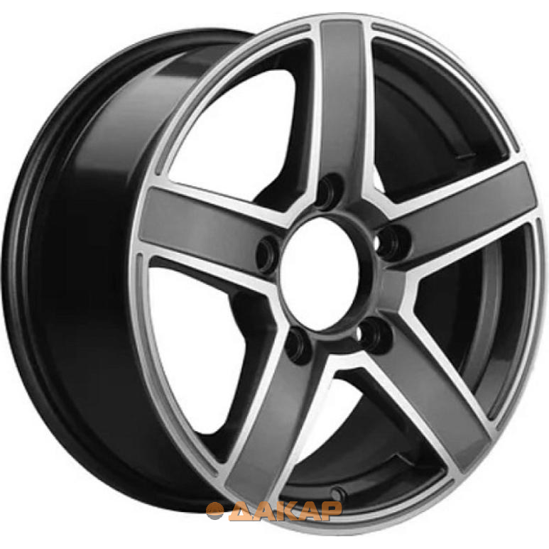 диски Khomen KHW 1614 6.5x16 5*139.7 ET35 DIA98.5 Gray-FP Литой