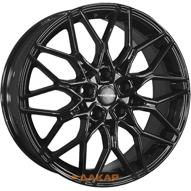 диски Khomen KHW 1813 7x18 5*108 ET38 DIA60.1 Black Литой
