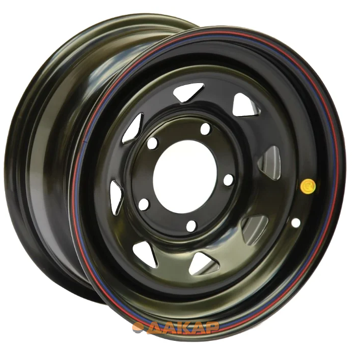диски Off Road Wheels УАЗ 7x16 5*139.7 ET15 DIA110.1 Black Штампованный