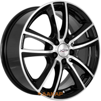 диски X'trike X-116 6.5x16 5*114.3 ET45 DIA67.1 BKFP Литой