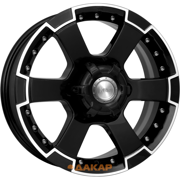 диски K&K M56 7x16 6*139.7 ET30 DIA93.1 Алмаз черный Литой