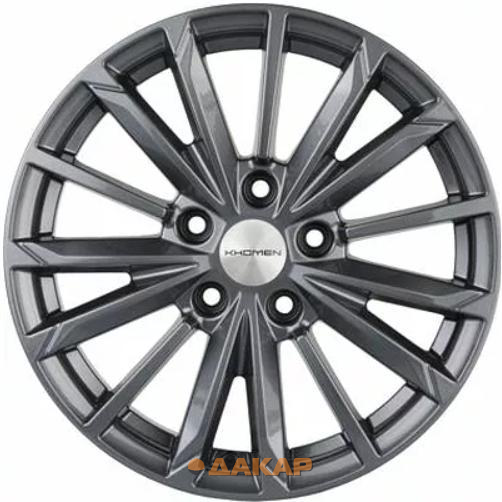 диски Khomen KHW 1611 6.5x16 5*114.3 ET50 DIA66.1 Gray Литой