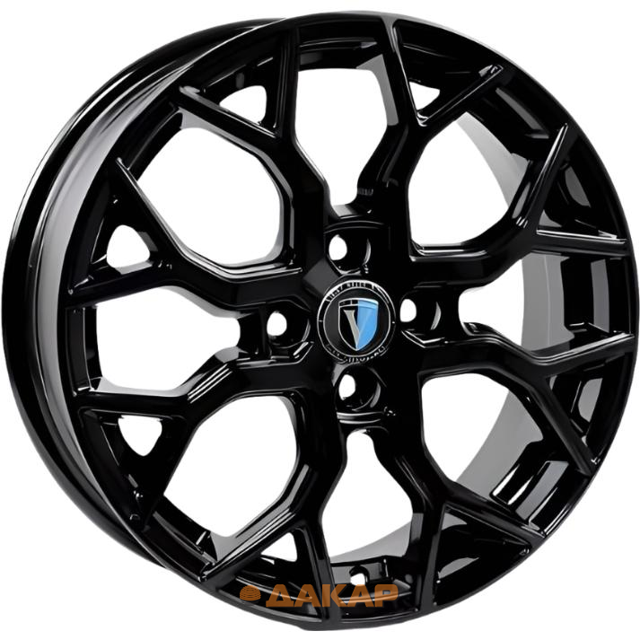 диски Venti 1619 6x16 4*100 ET46 DIA54.1 BL Литой