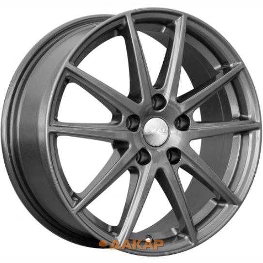 диски Скад Амстердам 7x17 5*114.3 ET37 DIA66.6 Графит Литой