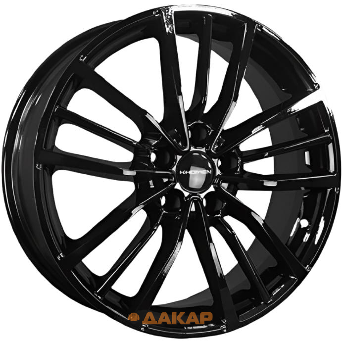диски Khomen KHW 1812 7x18 5*114.3 ET49 DIA67.1 Black Литой