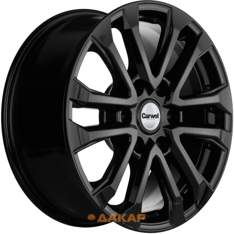 диски Carwel Пур 7.5x18 6*139.7 ET36 DIA100.1 BL Литой