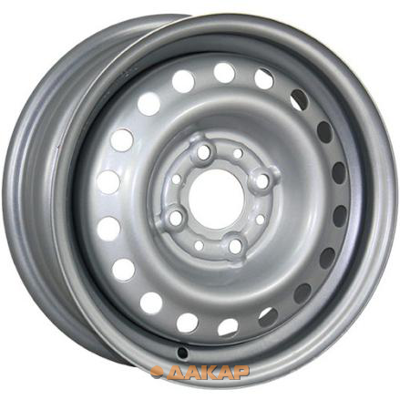 диски Trebl 52A45A 5x13 4*100 ET45 DIA56.6 Silver Штампованный