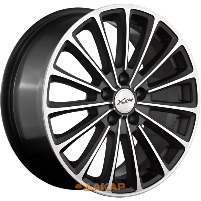 диски X'trike X-136 7x17 5*108 ET33 DIA60.1 BKM/FP Литой