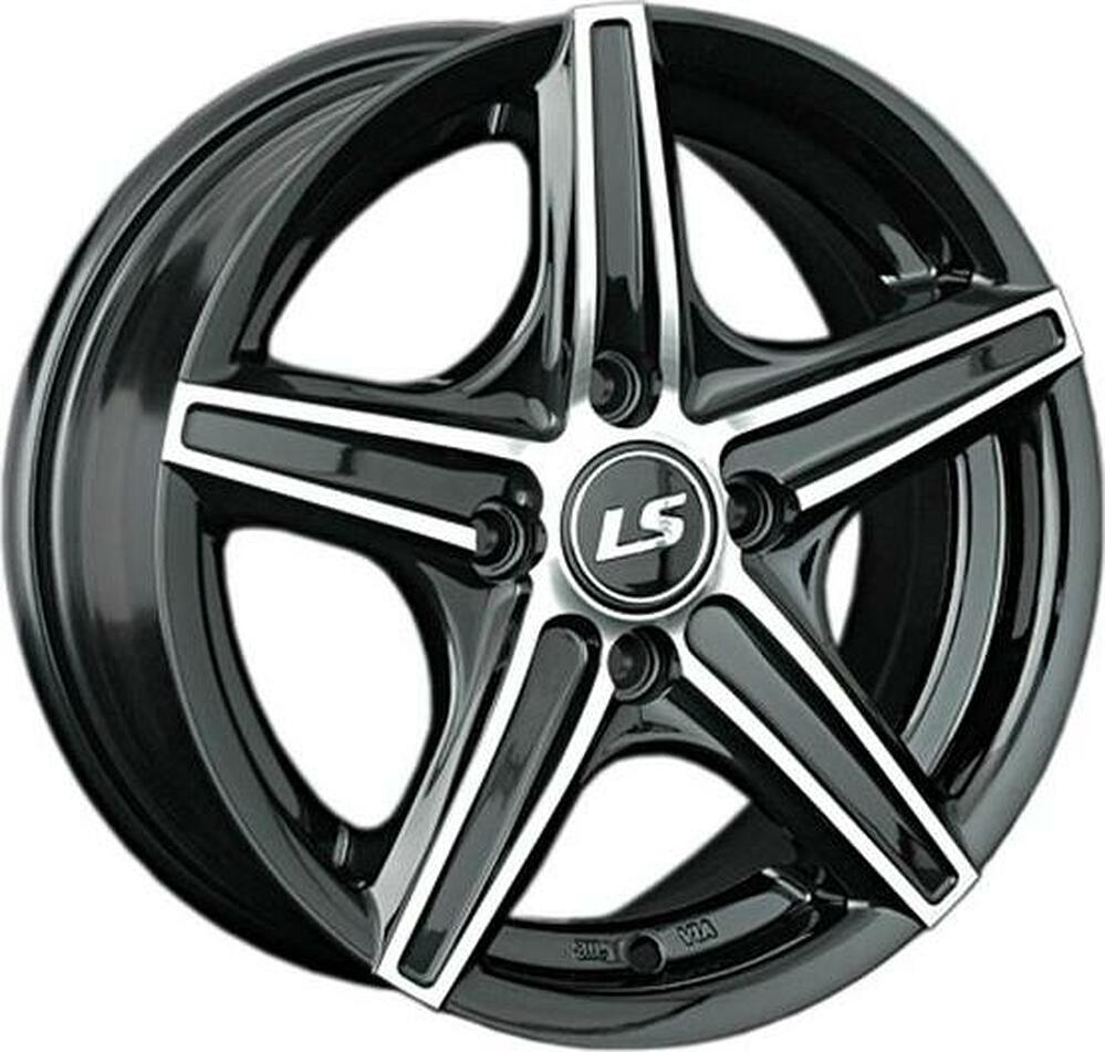 диски LS 372 6x14 4*98 ET35 DIA58.6 BKF Литой