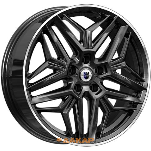 диски K&K Колумб 7x19 5*114.3 ET40 DIA66.6 Алмаз черный Литой