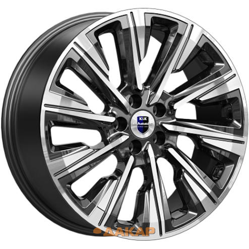 диски K&K Галего 7.5x19 5*114.3 ET39 DIA66.1 Алмаз черный Литой