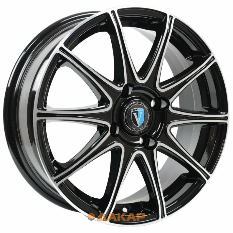 диски Venti 1616 6.5x16 4*100 ET41 DIA60.1 BFP Литой