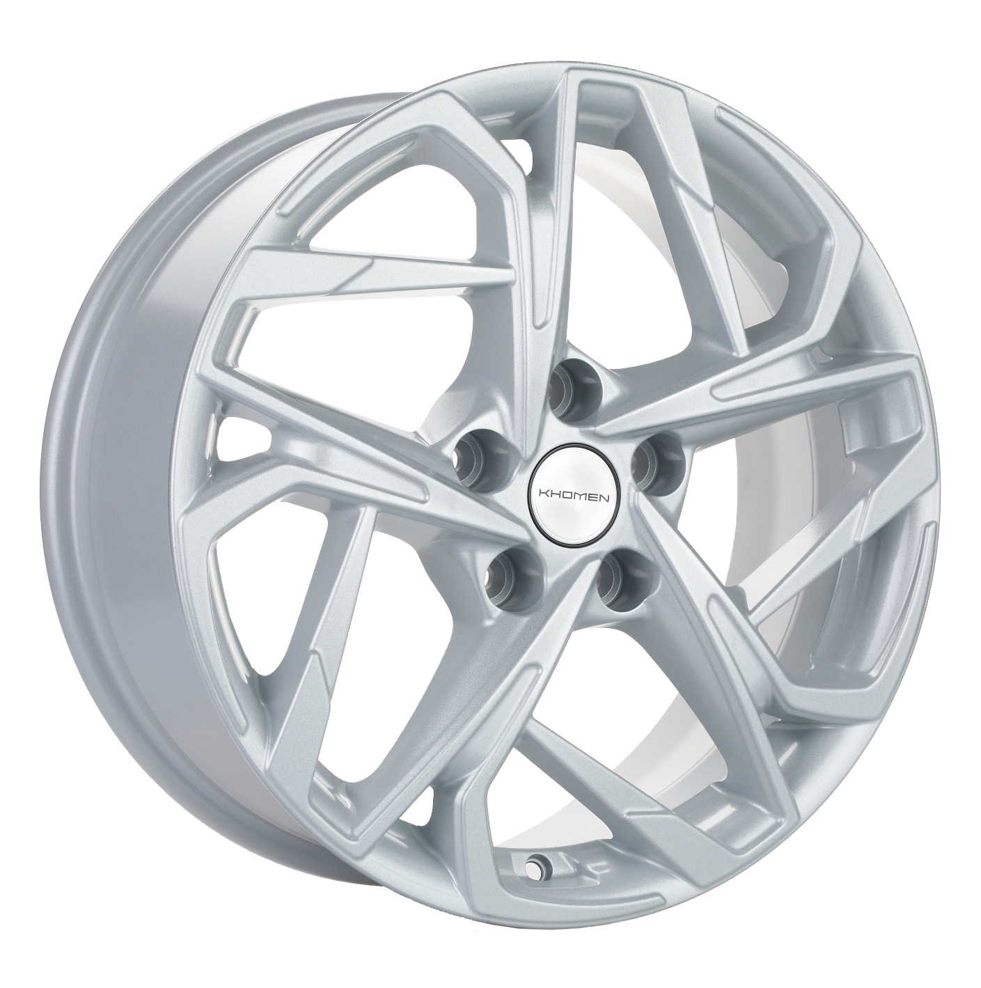диски Khomen KHW 1716 7x17 5*114.3 ET48 DIA56.1 F-Silver Литой