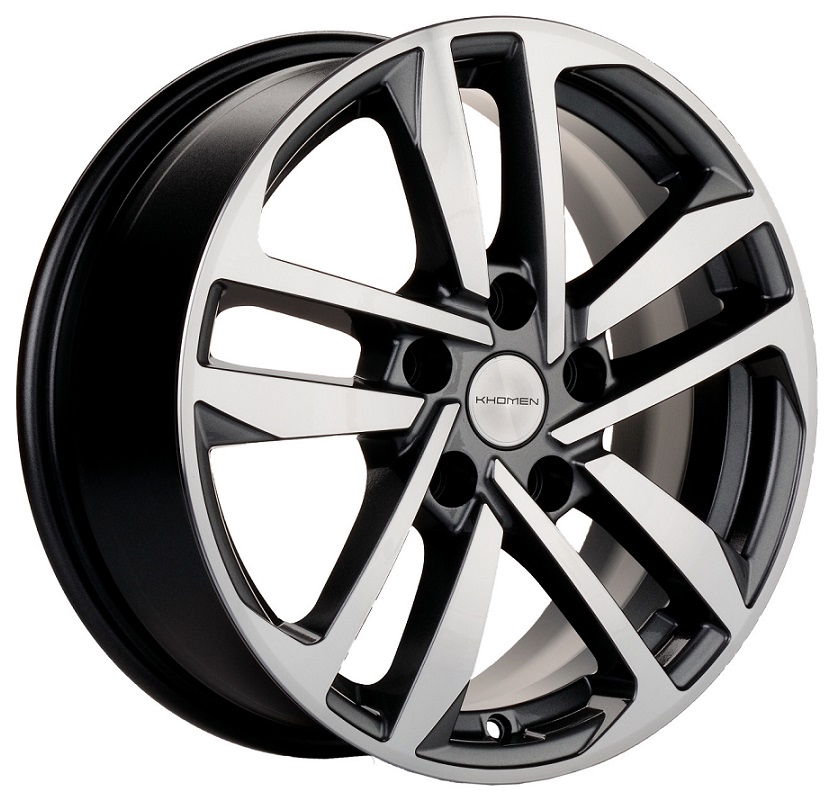 диски Диск литой Khomen Wheels KHW-1612 (Mazda3/ix35) Gray-FP 6.5j-16 5*114.3 et45 dia67.1