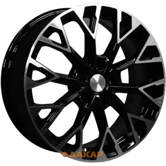 диски Khomen KHW 1718 7x17 5*114.3 ET51 DIA67.1 Black-FP Литой