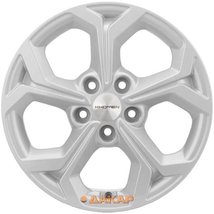 диски Khomen KHW 1606 6.5x16 5*114.3 ET46 DIA67.1 G-Silver Литой
