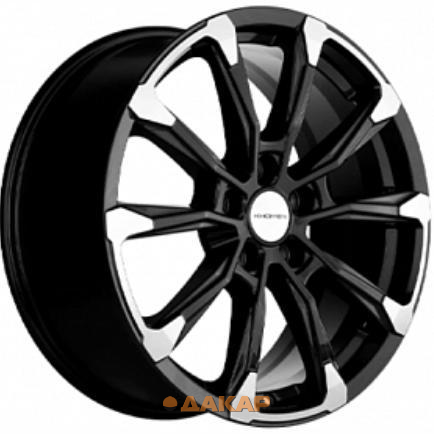 диски Khomen KHW 1808 7.5x18 5*110 ET40 DIA67.1 Black-FP Литой