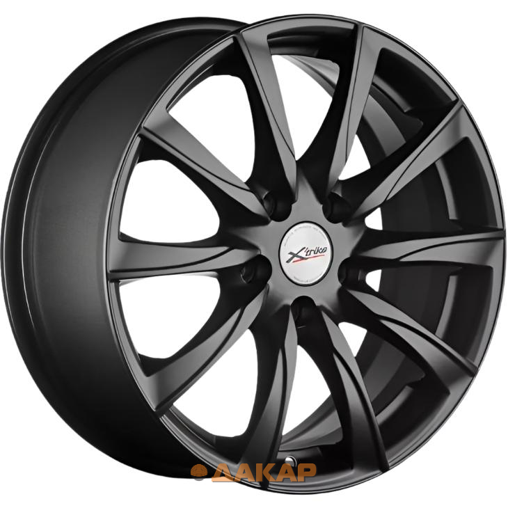 диски X'trike X-120 7x17 5*114.3 ET45 DIA67.1 BKM Литой