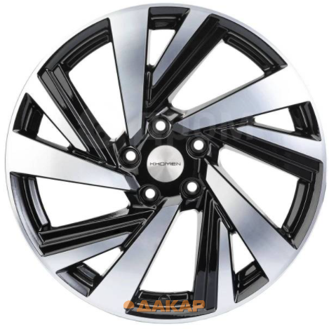 диски Khomen KHW 1801 7.5x18 5*114.3 ET38 DIA67.1 Black-FP Литой