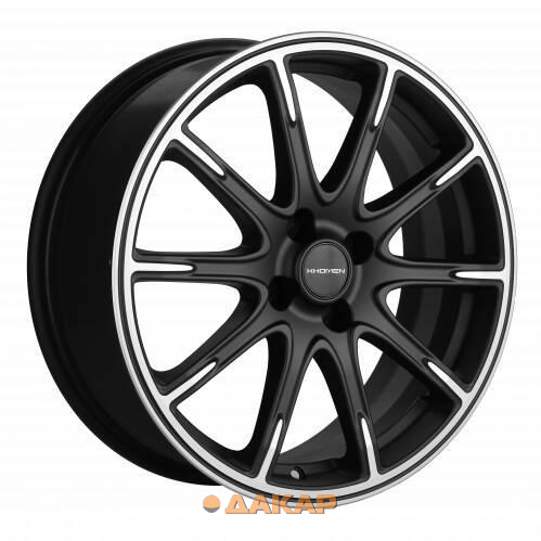 диски Khomen KHW 1707 6.5x17 4*100 ET43 DIA60.1 Black-FP Matt Литой