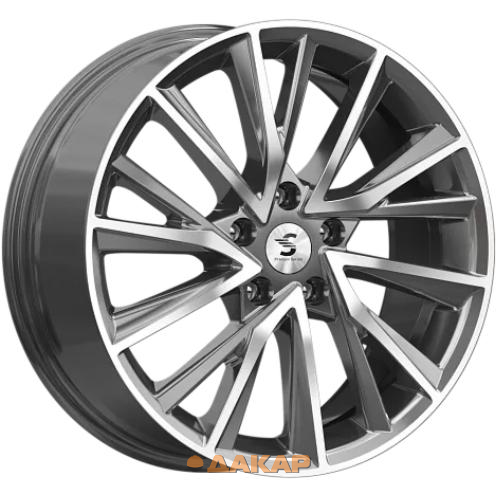 диски K&K КР010 7.5x18 5*112 ET39 DIA66.6 Diamond gloss graphite Литой