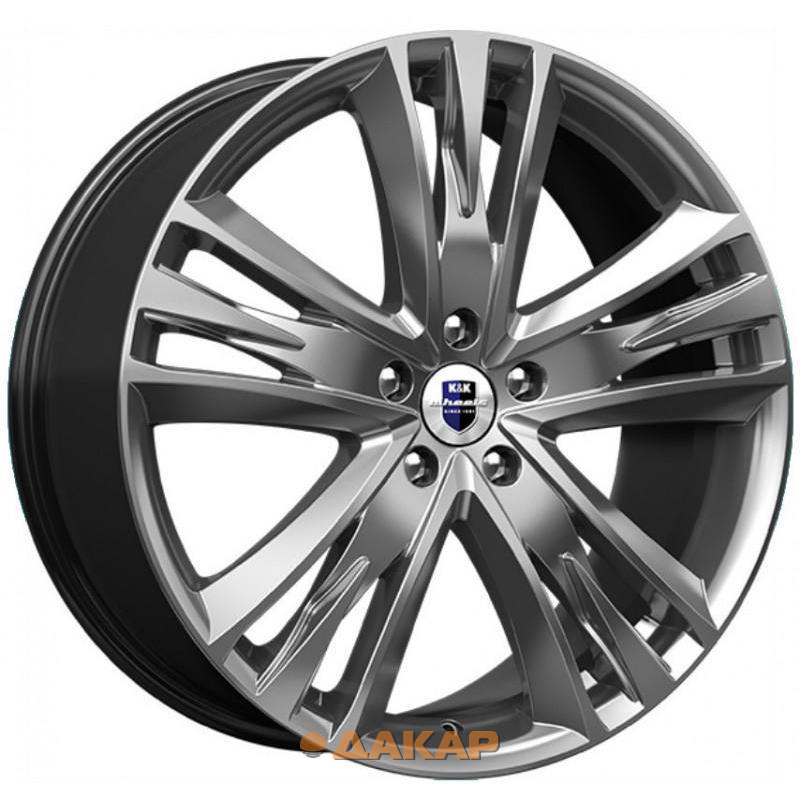 диски K&K Атлас 8.5x20 5*108 ET45 DIA67.1 Дарк платинум Литой