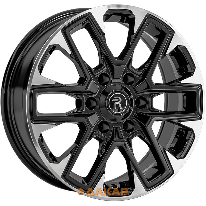 диски Replay DF5 7x18 6*114.3 ET45 DIA66.1 BKF Литой