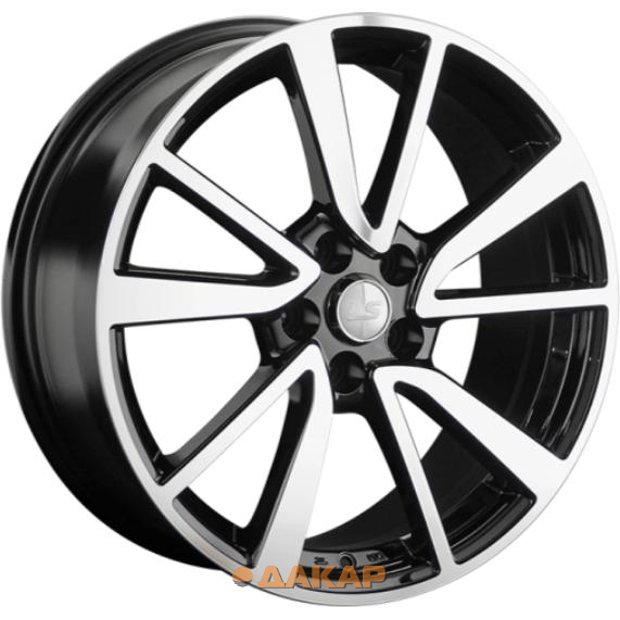 диски LS 1334 7.5x18 5*108 ET33 DIA60.1 BKF Литой
