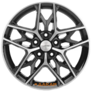 диски Khomen KHW 1709 7x17 5*114.3 ET43 DIA67.1 Black-FP Литой