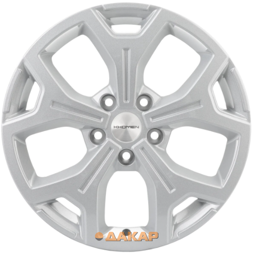 диски Khomen KHW 1710 6.5x17 5*114.3 ET50 DIA64.1 F-Silver Литой