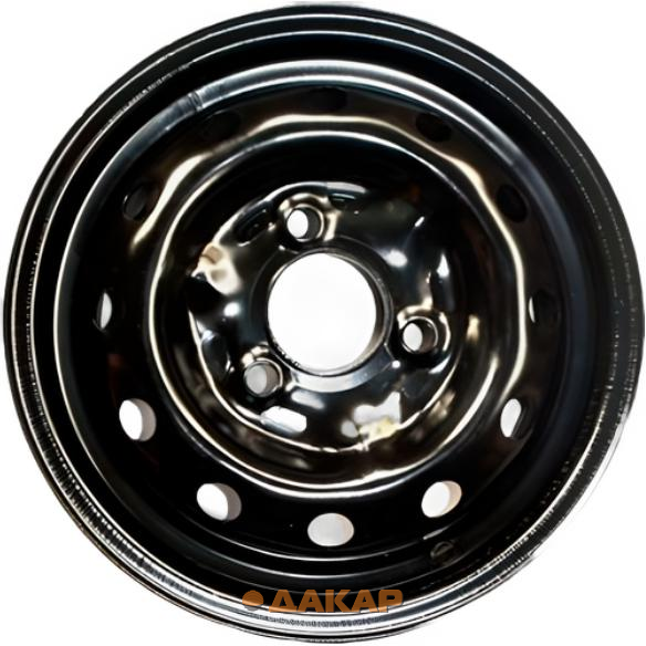 диски Accuride ВАЗ 1111 4x12 3*98 ET40 DIA58.6 Black Штампованный