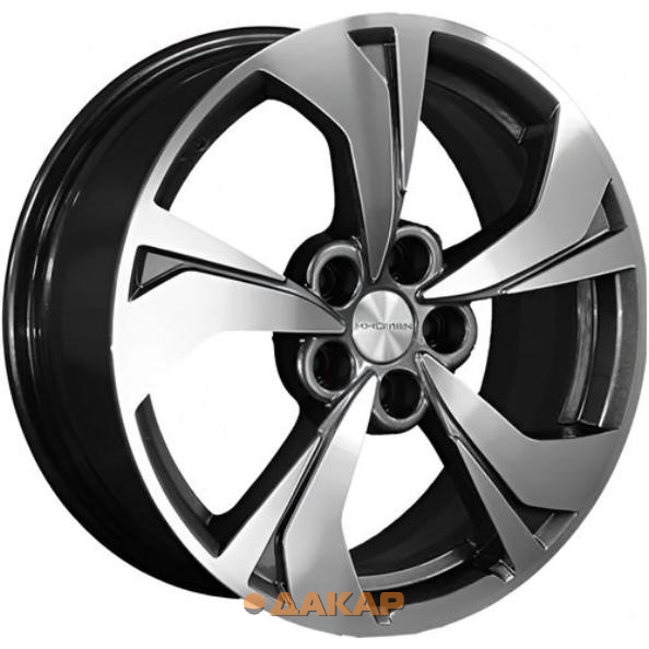 диски Khomen KHW 1724 7x17 5*114.3 ET45 DIA67.1 Gray-FP Литой