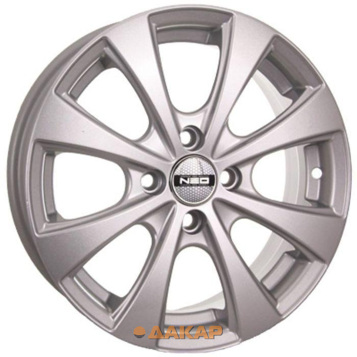 диски Neo 546 6x15 4*100 ET48 DIA54.1 Silver Литой