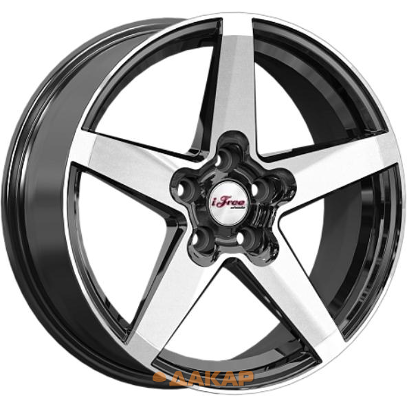 диски iFree Токен 6.5x17 5*108 ET33 DIA60.1 Блэк Джек Литой