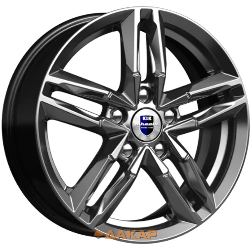 диски K&K Sayan 6x16 5*112 ET46 DIA66.6 Дарк платинум Литой