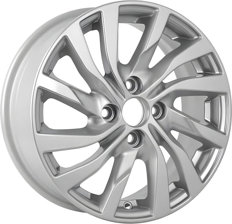 диски Диски литой КиК KC-882 (Renault Logan ll) Сильвер 6j-15 4x100 ET40 DIA60.1 Реплика