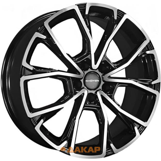 диски Khomen KHW 1907 7.5x19 5*108 ET52 DIA60.1 Black-FP Литой