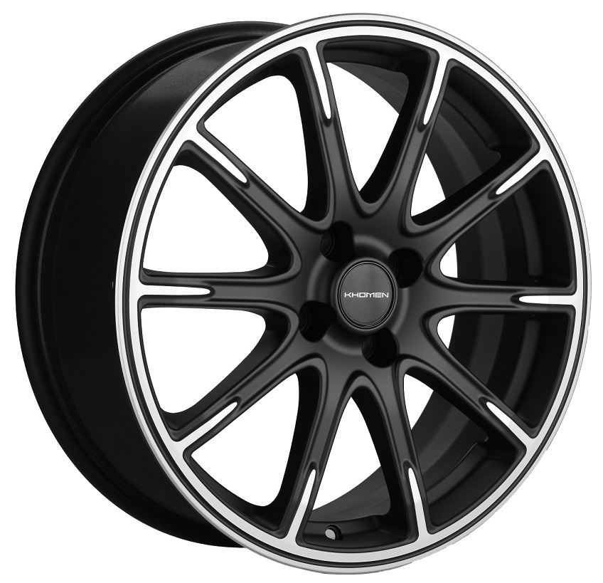 диски Диск литой Khomen Wheels KHW-1707 (Lada X-Ray) BLACK MATT-FP 6.5j-17 4x100 ET41 DIA60.1