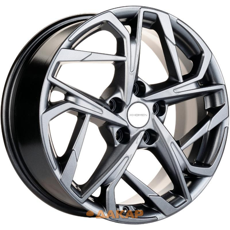 диски Khomen KHW 1716 7x17 5*108 ET50 DIA63.3 Gray Литой