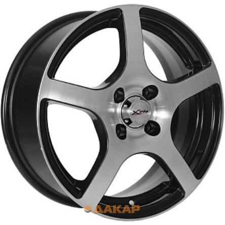 диски X'trike X-118 6x15 4*100 ET38 DIA67.1 BKFP Литой